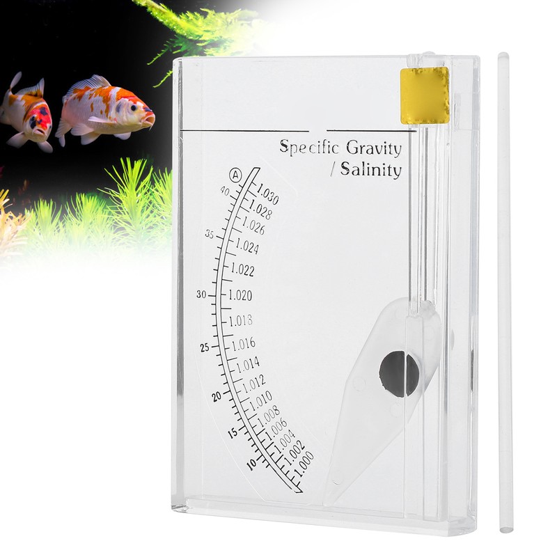 Accurate Sea Hydrometer Saltwater Salinity Meter Specific Gravity Test for