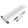 Ultra Precision Marking Ruler Stainless Steel Woodworking Scribing Ruler Gauging