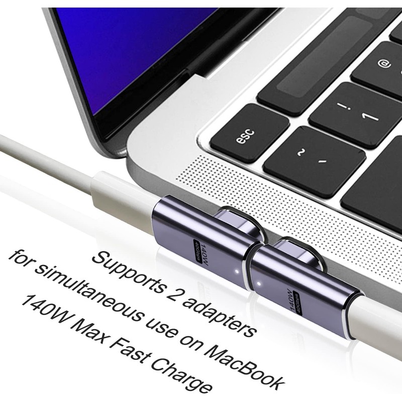 USB C Magnetic Adapter Converter, USB 3.1 40Gbps, 140W PD