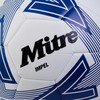 Mitre Impel L30P Football, Highly Durable, Shape Retention, White/Blue, 4