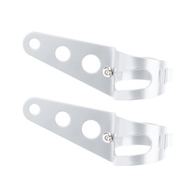 MAD HORNETS 43mm-50mm Fork Chrome Headlight Mount Bracket Motorcycle Headlight Holder Adapter