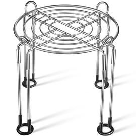 Dreyoo 10" Diameter by 8" Tall Gravity Fed Water Filter System Stand, Detachable Stainless Steel Under Sink & Countertop Filtration Stand Compatible with Berkey Water Filter,Royal,Travel System