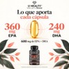 Omega 3 de Aceite de Salmón, 120 Cápsulas de 1000
