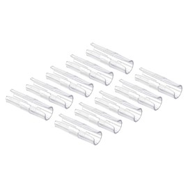 PATIKIL 2.1 x 0.66inch Bed Sheet Clips, 24Pcs Bed Cover Clip Holder, Mattress Covers Fastener Slip-Resistant Clamp for Various Mattresses with Raised Edge Clear