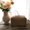 2pcs Tissue Box Cover, Modern PU Leather Rectangular Tissue Box
