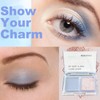 Blue Eyeshadow Palette, Glitter Eyeshadow Palettes Navy Blue Waterproof Long