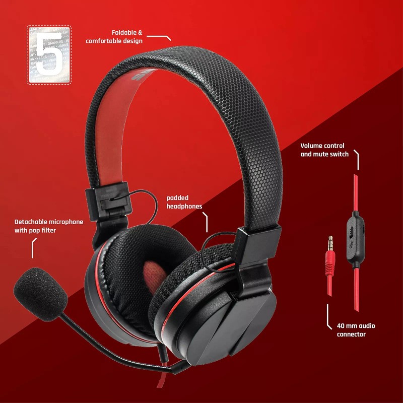 Snakebyte Gaming Head Set S SB913112 On Ear Stereo with