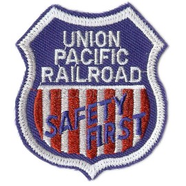 Patch-  UNION PACIFIC RAILROAD -Safety First (UP) #9492 -NEW