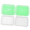Kisangel 1set Multi-Functional Sprout Trays Wheatgrass Storage Trays Vegetable Starter
