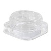 7ml Square Glass Jar Containers With Black Child Proof (CP)