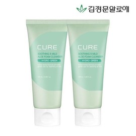 (NS Home Shopping) Kim Jung-moon Aloe Cure Soothing & Mild Aloe Foam Cleanser 100ml x 2..34653697 / (NS홈쇼핑)김정문알로에 큐어 수딩 앤 마일드 알로에 폼 클렌저 100ml 2개..34653697