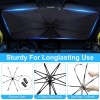 Foldable Car Umbrella Cover Protect Vehicle from UV Sun UPF50+
