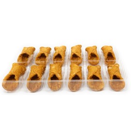 Mini Cannoli Shells - Light and Flaky - 24 Shells - Frank and Sal Bakery - 3 Inch