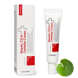 Chamos Highly concentrated skin soothing cream repair cica centella cream 30g whitening wrinkle panthenol strengthening skin barrier / 고농축 피부 진정크림 리페어 시카 센텔라 크림 30g 미백 주름 판테놀 피부장벽강화