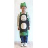 Friends Hill Kids Apron M Hello Gorilla Green with Triangle
