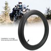 equlup Motorcycle Inner Tubes, 3.25/3.50-16 Thicken Inner Tubes Tire Rubber