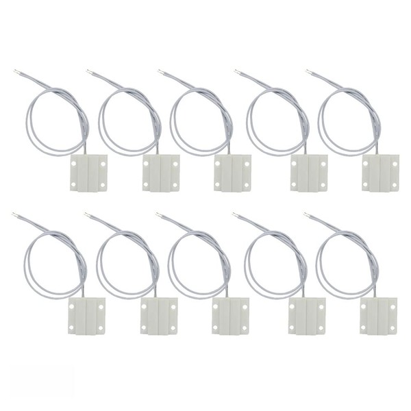 Fasizi 10set MC 38 Wired Door Window Sensor Magnetic Switch