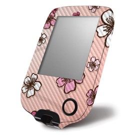 MightySkins Carbon Fiber Skin for Abbott Freestyle Libre 1 & 2 - Cherry Blossom | Protective, Durable Textured Carbon Fiber Finish | Easy to Apply, Remove, and Change Styles | Made in The USA
