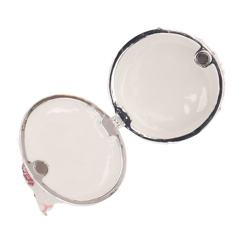 Trinket Box Exquisite Cute Bunny Shape Magnetic Design Zinc Alloy