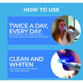STYLSMILE Kits Set whitening Teeth with Blue led Light Technology Toothpaste and Gel (Several Options) (Brush Kit)