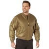 Rothco MA-1 Flight Jacket, Coyote Brown, L