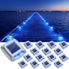 Etetale Solar Driveway Lights Outdoor 16 Pack, IP68 LED Solar