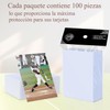 600PCS Fundas para Tarjetas, Protectores de Tarjetas Coleccionables, Protectores Transparentes