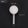 uxcell Ball Abrasive Mounted Stone Polishing Bits 1/4" Shank 0.98"