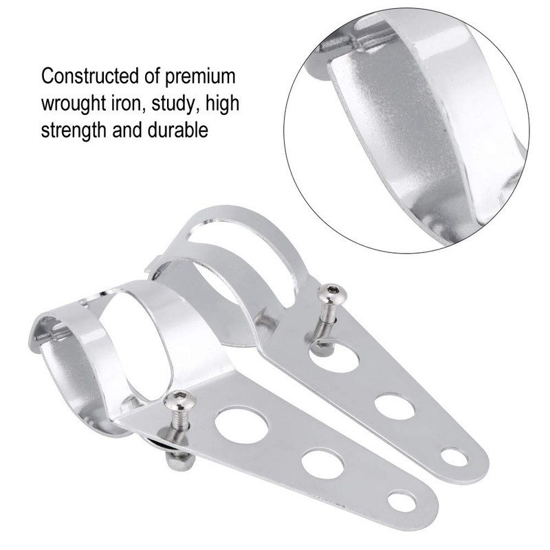KIMISS Fork Headlight Mount, 35-43mm Motorcycle Headlight Mount, Fork Tube