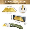 Harita Utility Knife Blades, 60 Pack Standard Replacement Blades for