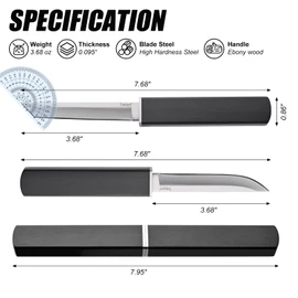 Treszen Double edged chef knife, convenient to carry cutting tool, double blade set