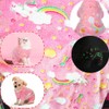 Maigllra Plush Dog Pajamas Glow in The Dark Dog Jumpsuit