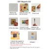 FairChic 15 Pack DIY Magnets Kit, DIY Acrylic Fridge Magnet