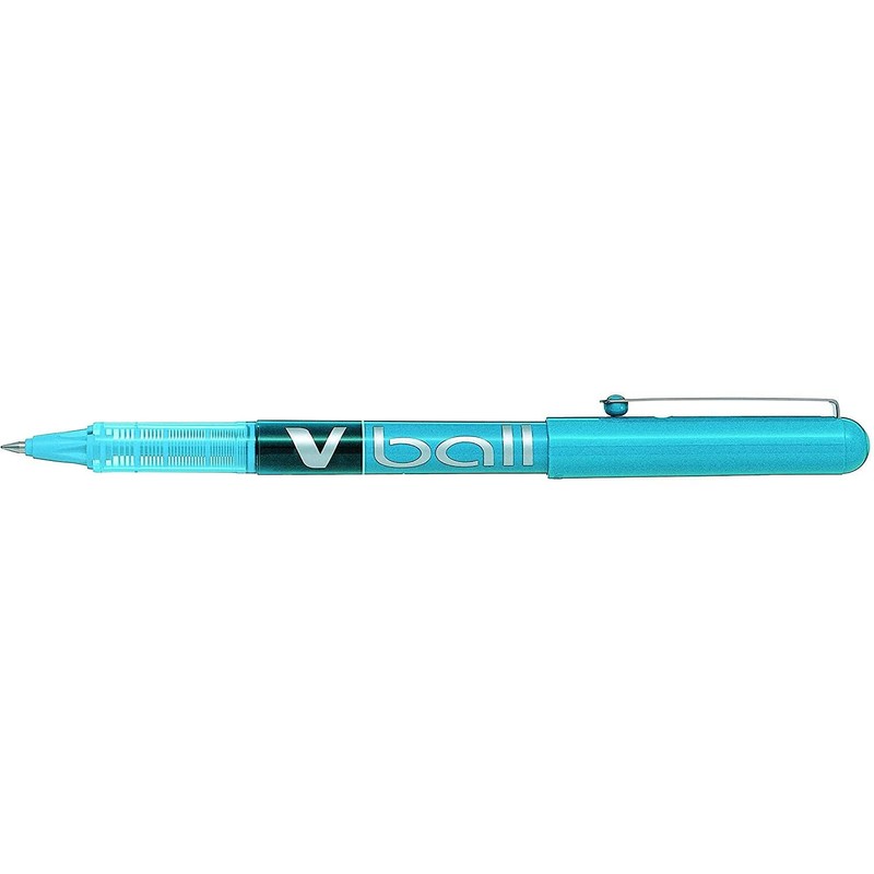 PILOT V Ball VB5 Liquid Ink Rollerball Pens Fine Metal