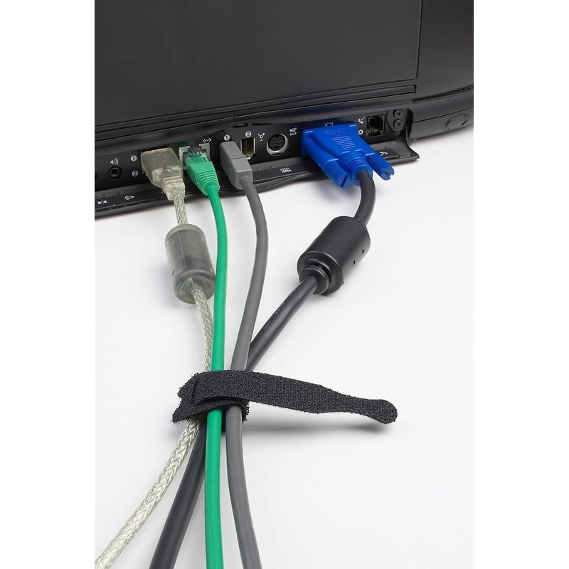 Meister Cable Ties Velcro 125 x 12.5 mm, black, 5