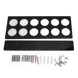 Wall Mounted Coffee Pod Holder Space Saving Under Counter Cabinet Coffee Pod Holder Black