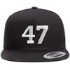 47 Embroidered Flat Bill Cap | Support 47th President of