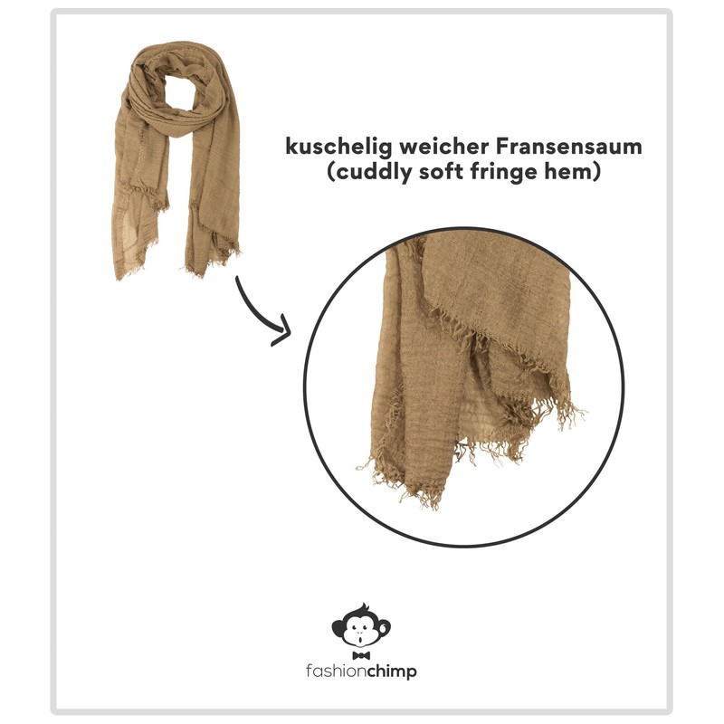 fashionchimp Basic Scarf for Women in Trendy Colours and Soft