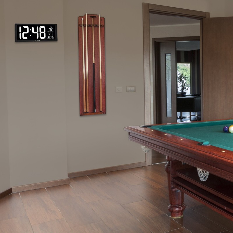 AcuRite 75159M 14.5" Large White LED Digital Clock Inch