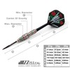 CUESOUL Jazz-Metal 23g Steel Tip 90% Tungsten Dart Set with