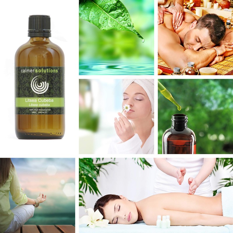 Litsea Cubeba 100% Pure Essential Aromatherapy Oil 100ml