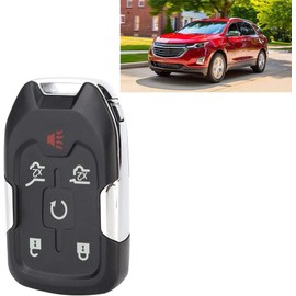 Dweekiy Estuche para Llavero, Estuche de 6 Botones para el Control Remoto del Coche Funda para Llavero para Suburban Tahoe Yukon XL 13580802