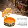 Metal Jewelry Box Innovative Exquisite Hand Painted Hinged Jewelry Organizer