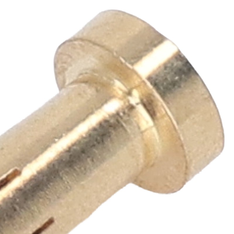 50 Pcs 5mm Battery Connector Plug 5mm Brass High Hardness