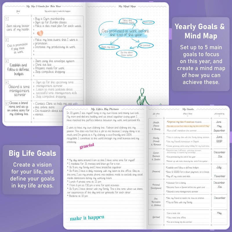 GoGirl Weekly Schedule Planner – Hourly Work & Life Planner