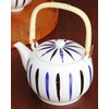 wa-rudokurieito 急須 Classic 染付ke 土瓶 Dual Color Criss Cross Grass