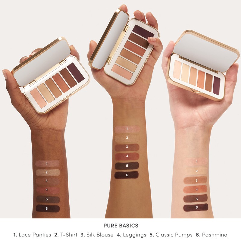 jane iredale PurePressed Eye Shadow Palette, Pure Basics, 0.12 oz.