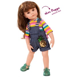 Götz Tropical 3402930 Combination Doll Clothing Size XL 4-Piece Clothing and Accessory Set for Standing Dolls 45 - 50 cm