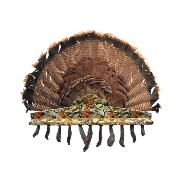 Whitetail Woodcrafters Turkey Beard Plaque with Fan Mount- Standard Camo