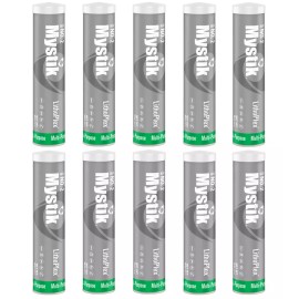 Mystik 10 Pack Mystik Lithoplex MP #2 Grease; Multipurpose Grease; (10) 14oz tubes